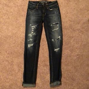 american eagle ripped jeans